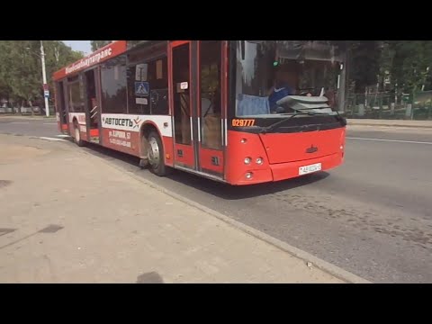 Видео: Автобус 8а (Полоцк). Улица Бабушкина - Автовокзал (через Аэропорт)