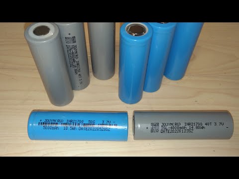 Видео: Тест и сравнение высокотоковых аккумуляторов 21700 емкостью 5Ач и 4Ач