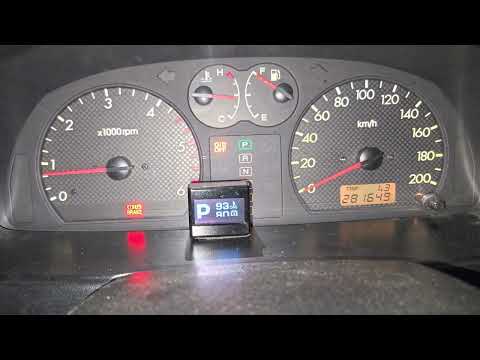 Видео: Установка  дисплея  контроля температуры двигателя  и акпп hyundai terracan #3uz 