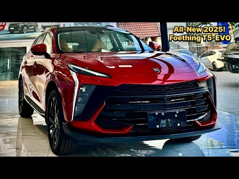Видео: Первый взгляд! Абсолютно новый Dongfeng Forthing T5-EVO Sport 2025 года: лучший роскошный 5-местн...
