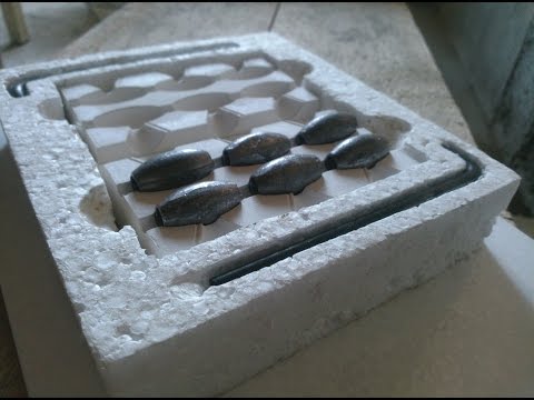 Видео: Делаем Кастинговую Сеть  - Льем свинцовые груза #2