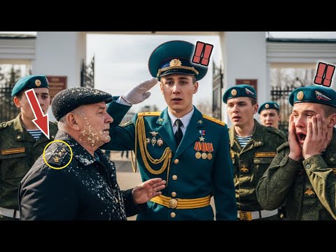 Видео: На старика вылили суп, но он оказался легендарным 4-звездным генералом.