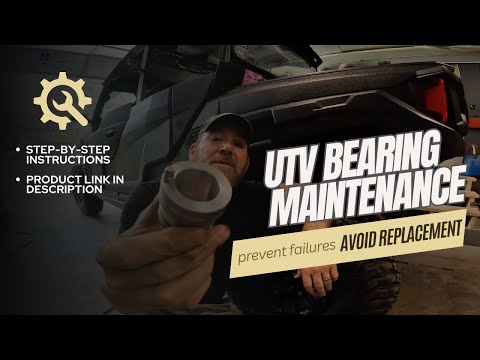 Видео: Как смазать подшипники мотовездехода — Polaris General