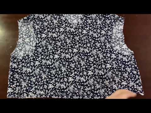 Видео: Жазға көйлек тігу Штапель матасынан онай койлек тигу.