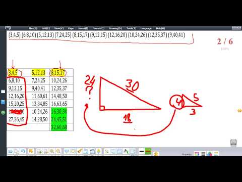 Видео: Піфагорові трійки, ЯК вони поможуть на ЗНО?
