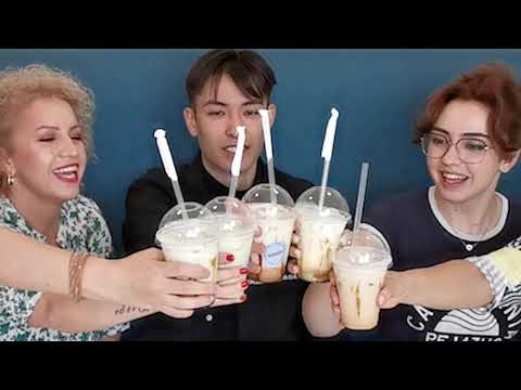 Видео: Предизвикателство с лютива корейска храна | Cup&Roll center - Korean Restaurant