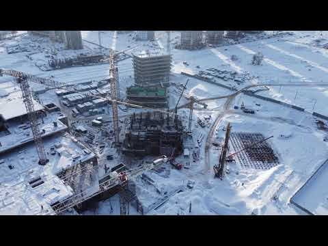 Видео: Облет Avia Mall и МФЦ 18.12.22