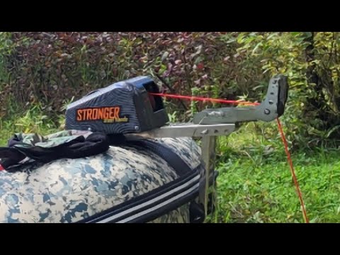 Видео: Новая лебедка stronger, на Енисее.