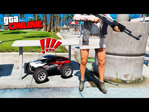 Видео: ЕЛЕ УСПЕЛ СПРЯТАТЬСЯ ОТ ДЕВУШКИ! ПРЯТКИ НА МАЛЕНЬКИХ МАШИНКАХ В GTA 5 ONLINE!