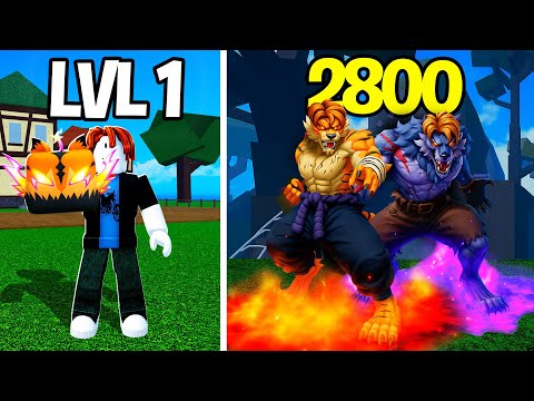 Видео: Нуб на Макс с TIGER FRUIT в Blox Fruits