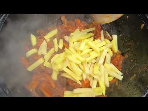 Видео: Лагман с бараниной в казане