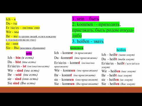 Видео: немецкий начальный уровень, А1,  немецкий с нуля, урок 1