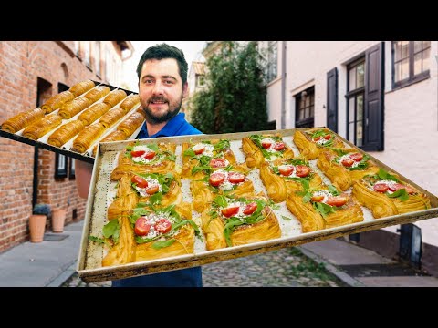 Видео: Мужчина из СЕРБИИ делает идеальную ПЕЧЕНЬЮ! Тесто для круассанов