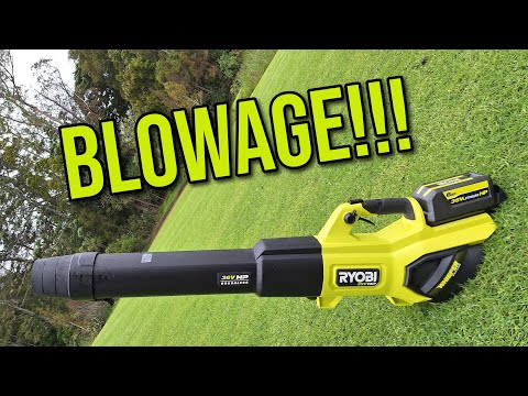 Видео: Обзор воздуходувки Ryobi 36v (воздуходувка Ryobi 40v 730CFM серии Whisper). ЛУЧШИЙ ВЕНТИЛЯТОР ЗА ...