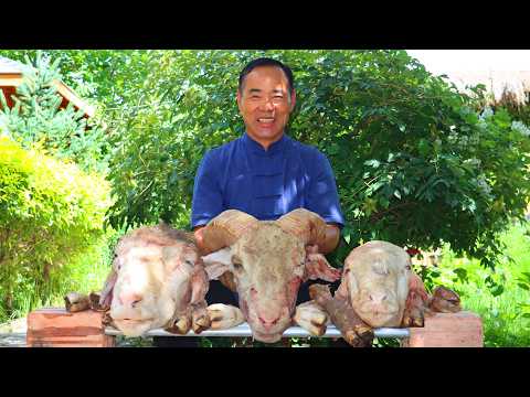 Видео: Три больших бараньих головы, тушеных до совершенства, в потрясающем соусе! | Дядя Сельский Гурман