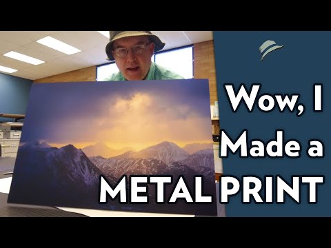 Видео: Как я сам сделал большой принт на металле | Сублимационная печать для фотографий | Epson F570