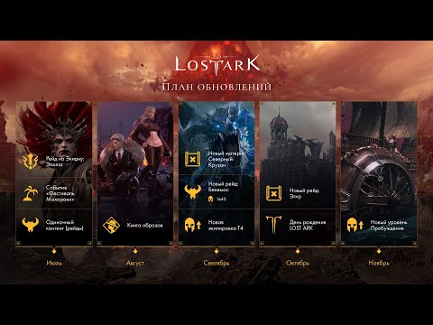 Видео: Lost Ark. Главные новости с LOA ON Summer . План обновлений  на РУ серверах.