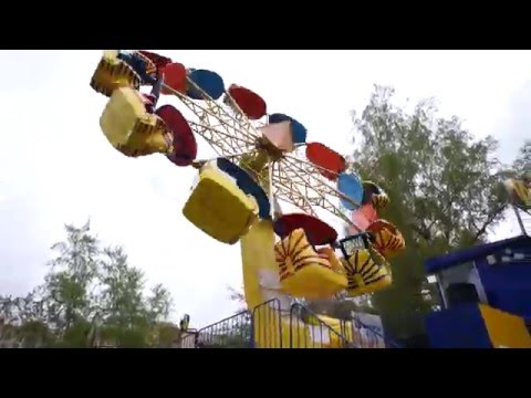 Видео: Центробежный аттракцион Фараон в Центральном Парке Новосибирска