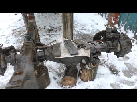 Видео: Ремонт переднего моста ч.1 Урал Лесовоз