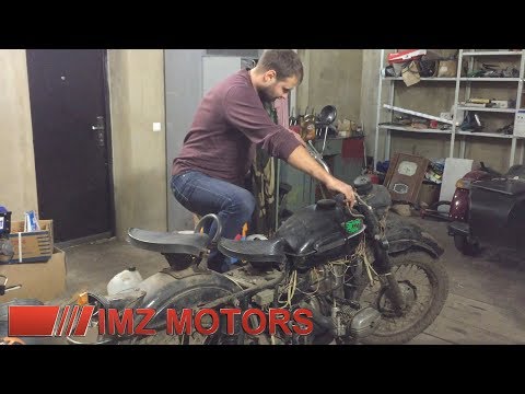 Видео: Запускаем мотоцикл Урал после 16-ти лет простоя!!!