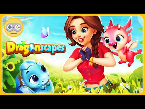 Видео: Игра Dragonscapes Приключение. Дракончики и волшебный остров