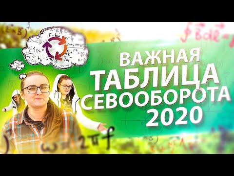 Видео: УРОЖАЙ УВЕЛИЧИТСЯ В ДВА РАЗА! СЕВООБОРОТ, ТАБЛИЦА 2020