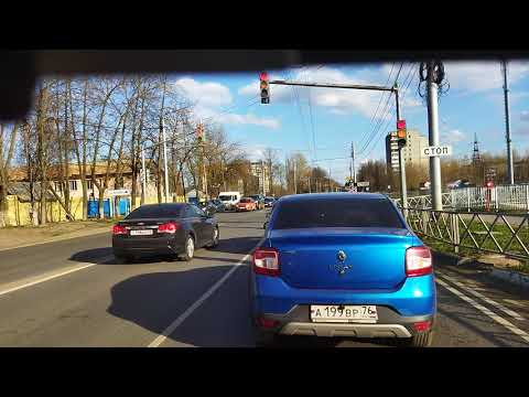 Видео: Троллейбус, 4-й маршрут до Депо (целиком). Ярославль. Вид из кабины.