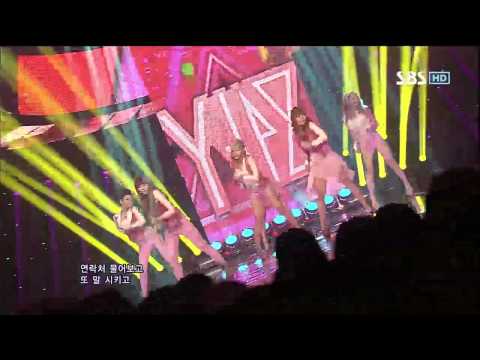 Видео: 84LY [Girl Talk] @SBS Inkigayo Популярная песня 20120930