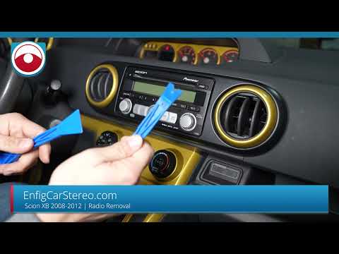 Видео: Scion XB 2008 2015 Удаление радио