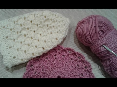 Видео: Шапка крючком. Часть 1// Women's hats knitting