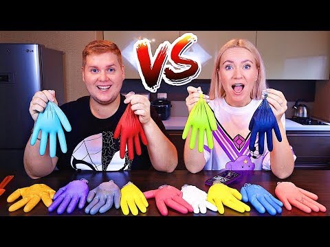 Видео: 3 ЦВЕТА КЛЕЯ В ПЕРЧАТКАХ СЛАЙМ ЧЕЛЛЕНДЖ 🧤 3 COLORS OF GLUE SLIME GLOVES CHALLENGE!! // ЛИЗУН