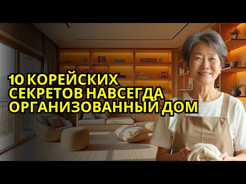 Видео: 10 Корейских Секретов – Навсегда Организованный Дом