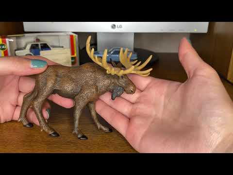 Видео: 91. Обзор фигурки Safari LTD лось (арт. 290029, 2007)