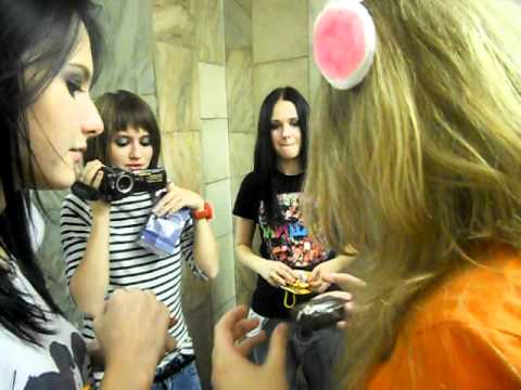 Видео: Иркутские овечки за кулисами с Ранетками. 20.09.10