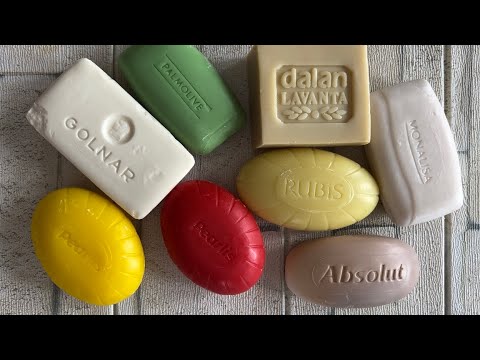 Видео: ASMR cutting dry soap/ soap carving/ relax video/ резка сухого мыла
