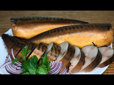 Видео: «СКУМБРИЯ МАРИНОВАННАЯ  в ЛУКОВОЙ ШЕЛУХЕ»  Вкусная, ароматная и красивая рыбка.