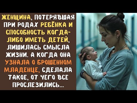 Видео: Женщина, потеряла надежду стать матерью в стенах роддома, а когда увидела брошенного младенца...