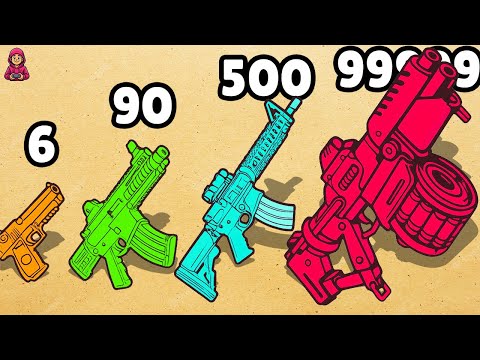 Видео: ОБЪЕДЕНИЛ САМОЕ КРУТОЕ ОРУЖИЕ ЭВОЛЮЦИЯ ПУШЕК Weapon Merge Evolution