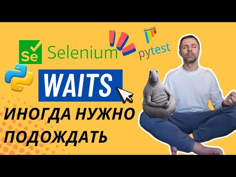 Видео: Ожидания в Selenium - implicitly wait, webdriverwait