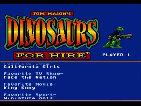 Видео: Краткий обзор игры Dinosaurs for hire 