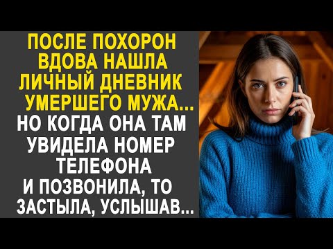 Видео: Вдова застыла, когда нашла личный дневник мужа. Но когда она увидела там номер телефона и позвонила.