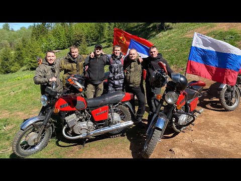 Видео: Открытие мото сезона 2023 . Иж Планета 5 Иж Юпитер 5 в грязи .