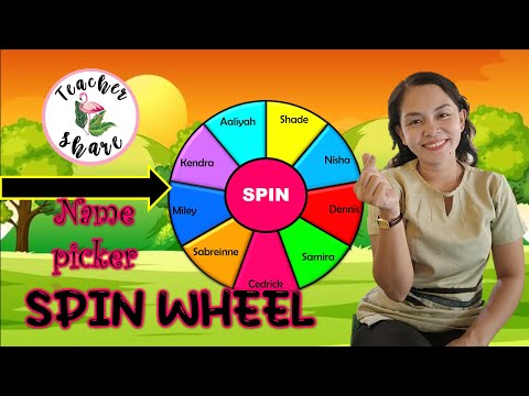 Видео: Как создать вращающееся колесо с помощью MS PowerPoint | Учебное пособие по выбору имени | Подели...