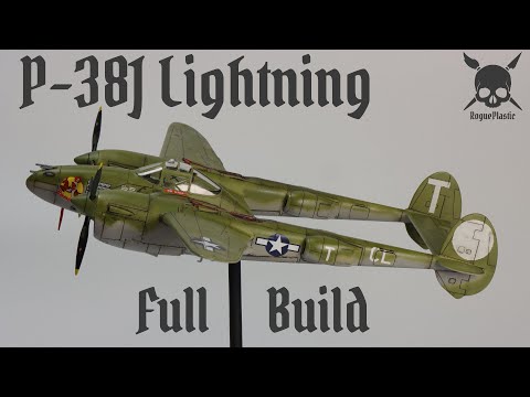 Видео: Сборка самолёта P-38J Lightning в масштабе 1/72 от Italeri
