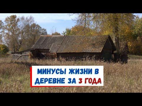 Видео: Минусы жизни в деревне