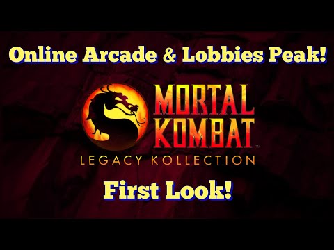 Видео: MK Legacy Kollection | Первый взгляд на онлайн-аркады и лобби!