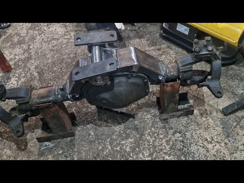 Видео: Узел (ось) КАЧАНИЯ на ПВМ самодельного трактора на мост газель 4х4 и уаз