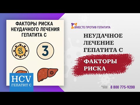 Видео: Факторы риска неудачного лечения гепатита С