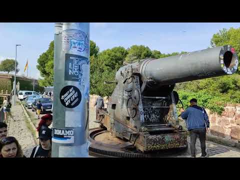 Видео: Барселона, Крепость Монжуик