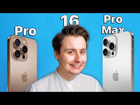 Видео: МАЛЕНЬКИЙ ИЛИ БОЛЬШОЙ?! iPhone 16 Pro vs iPhone 16 Pro Max: что выбрать, чтобы НЕ ПОЖАЛЕТЬ?!